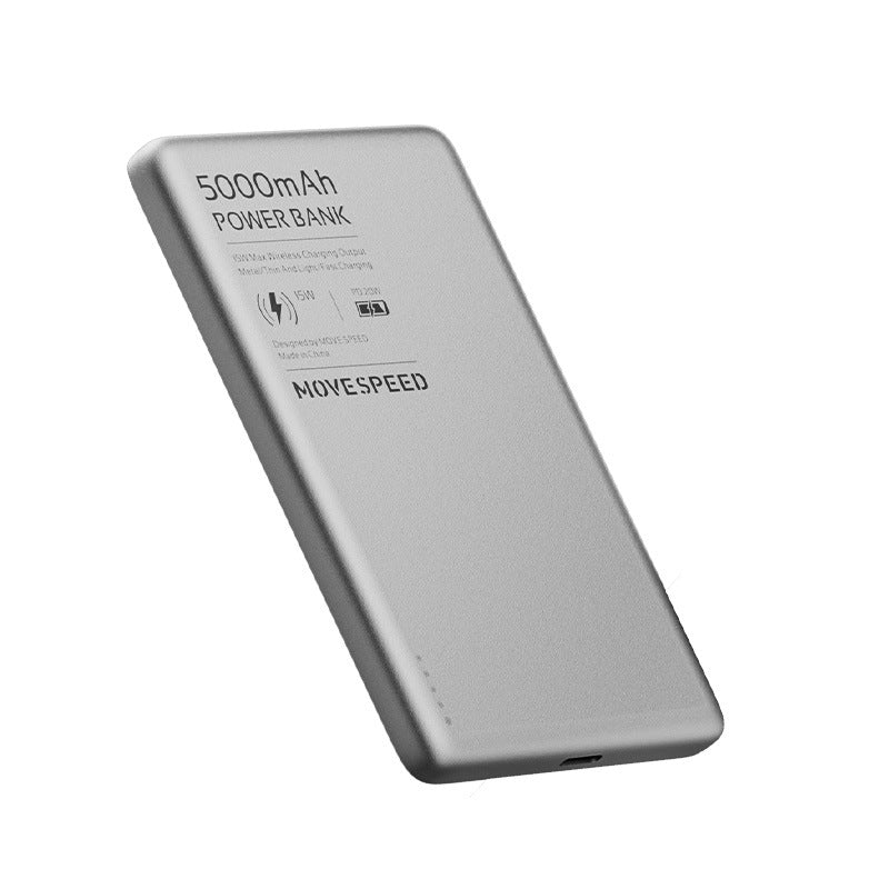 Speed 5000 MA Power Bank Ultra-thin Transparent